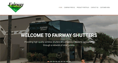Desktop Screenshot of fairwayshutters.com